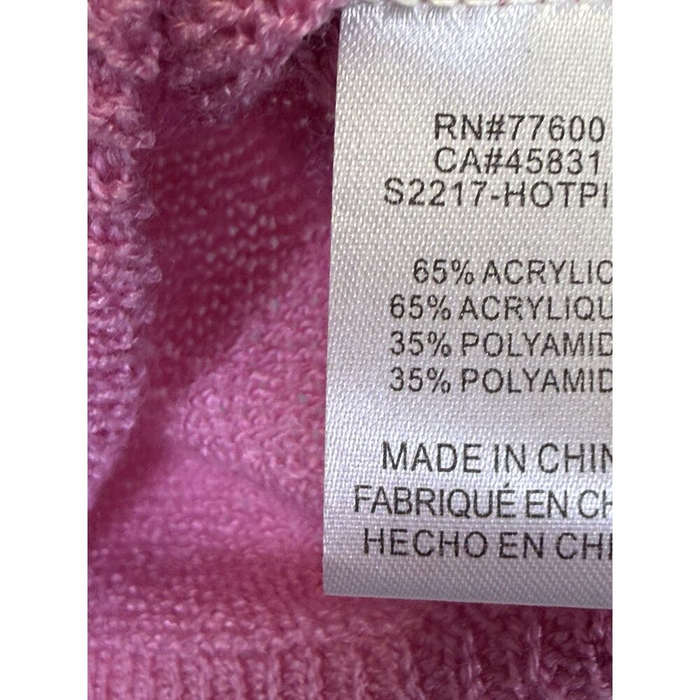 Saltwater Luxe Cardigan Women’s Sz M Delby Open Knit Button Front Rolled Hem - Picture 6 of 10